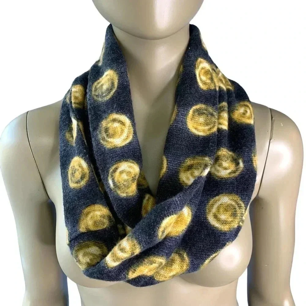 Anthropologie Madison 88 Women's Wool Blend Cowl Snood Head Knit Scarf One Size
